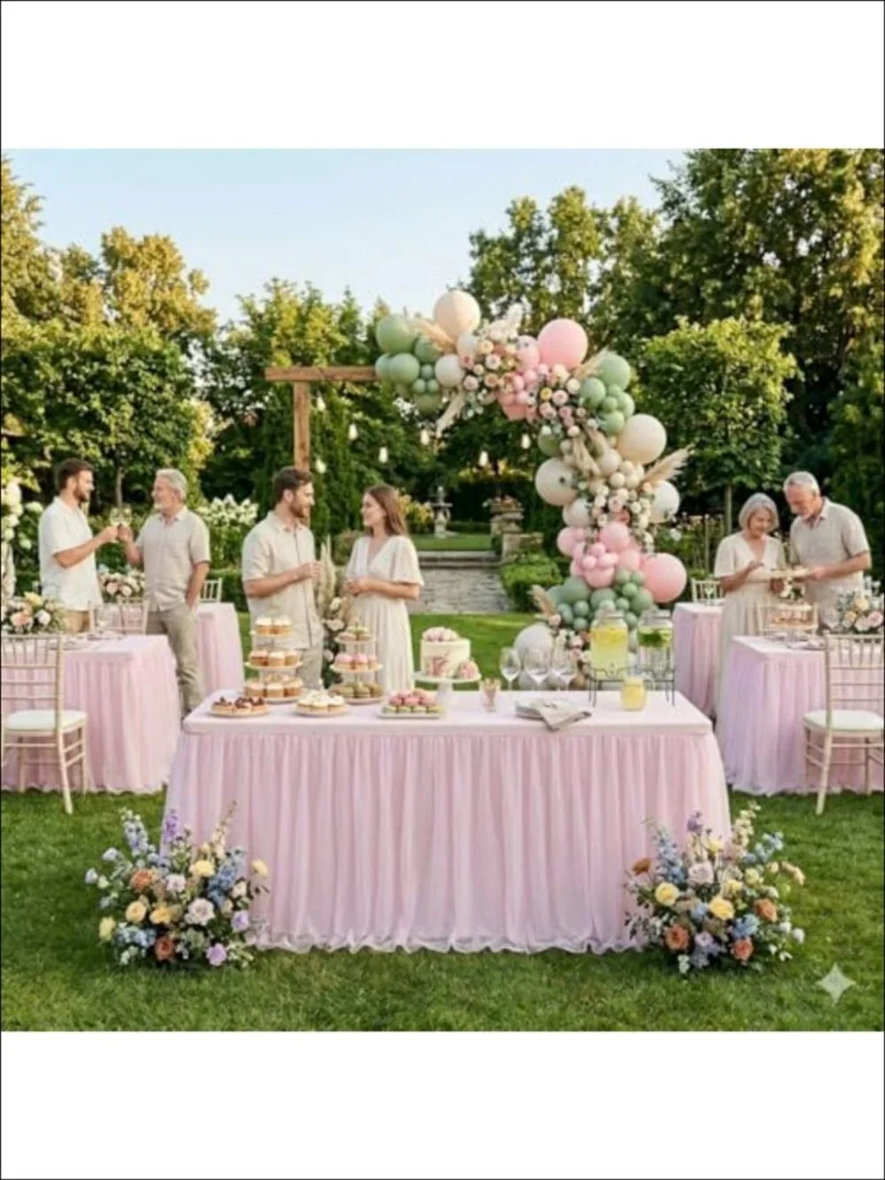N/A tulle tablecloth